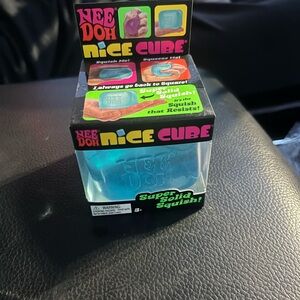 New in box unopened viral TikTok Nee Doh Nice Cube Squishy blue